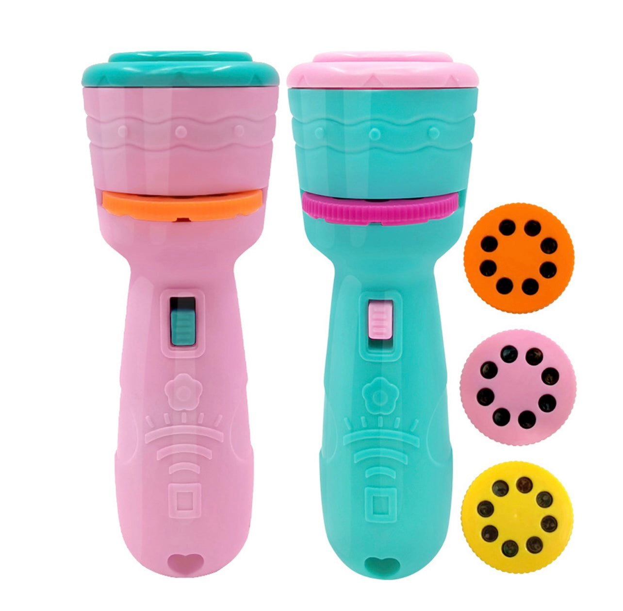 Projector Flashlight Torch for Kids – 3 Reels with 24 Fun Random Images | Box Pack
