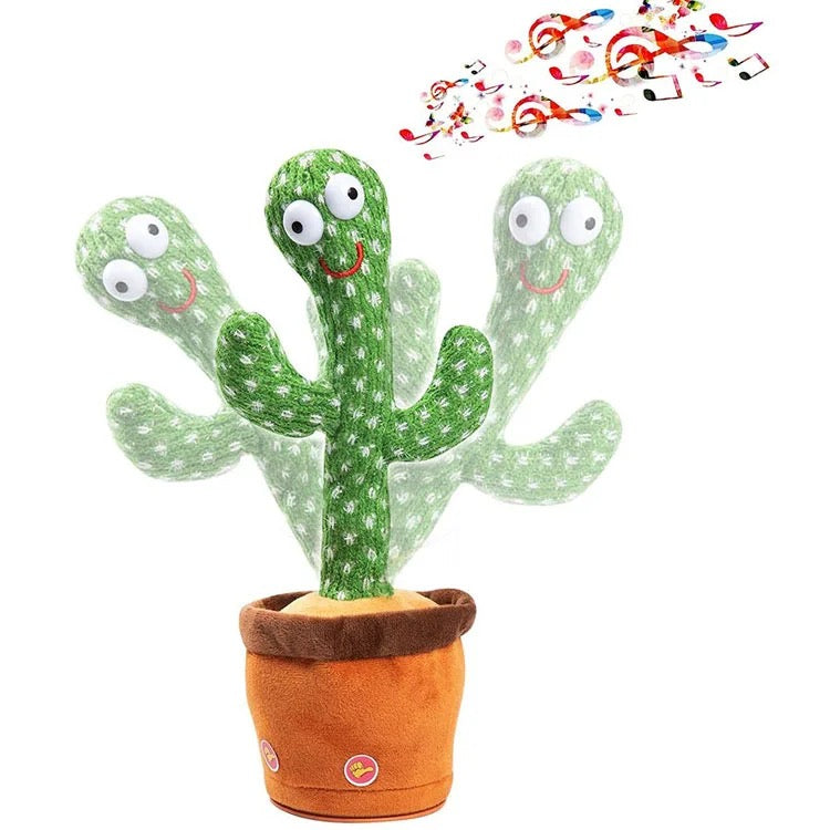 Dancing Cactus Toy – Rechargeable Talking & Singing Cactus for Kids