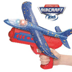 2 in 1 EPP Foam Airplane Launcher  Outdoor Glider Toy for Kids