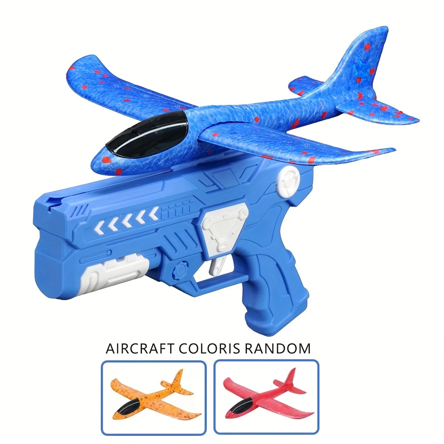 2 in 1 EPP Foam Airplane Launcher  Outdoor Glider Toy for Kids