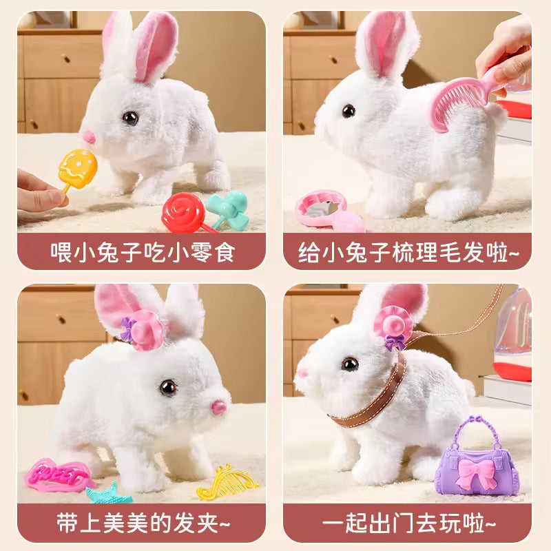 Bunny Walking Rabbit Toy For Kids Robot Rabbit Toy For Kids Battery Operated Rabbits Toy