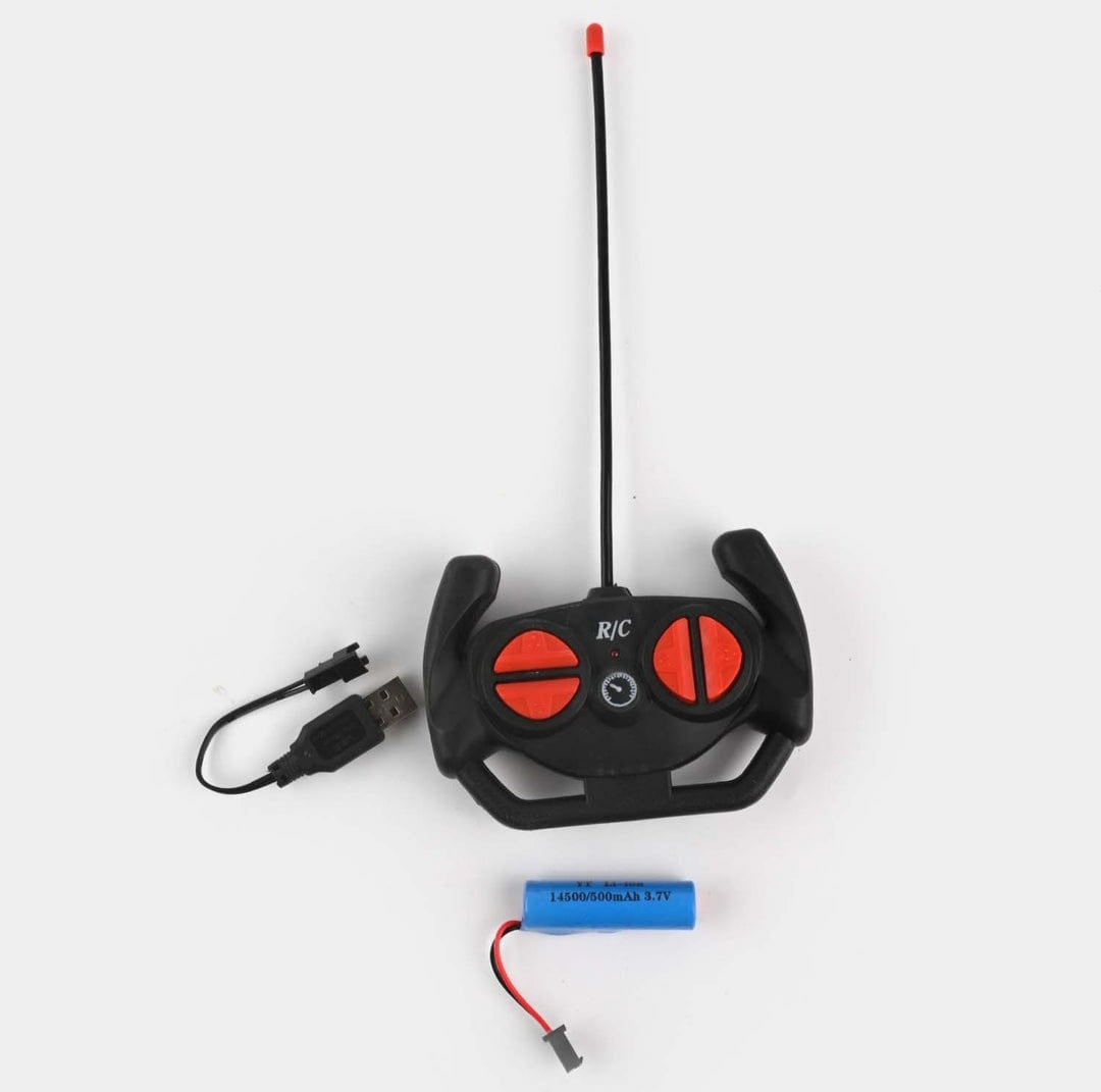 Rechargeable LED Light RC Racing Car with Remote Control  High-Speed Sports Car Toy for Kids